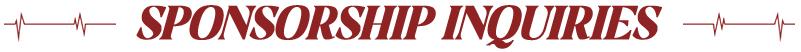 SPONSORSHIP INQUIRIES